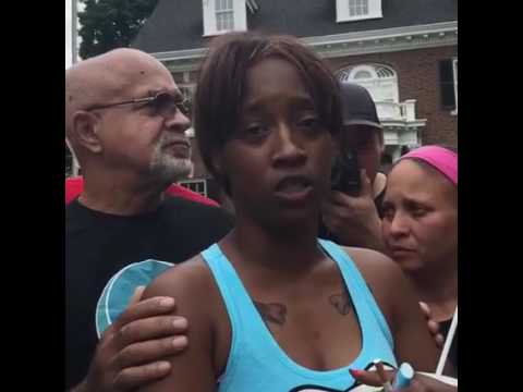 Diamond Lavish Reynolds Interview with Melissa Colorado In front of the Governor Mansion 1
