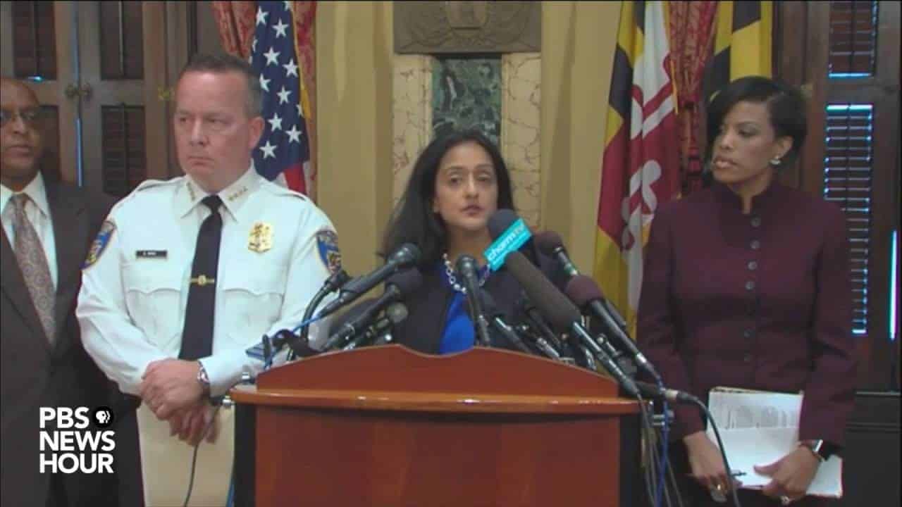 DOJ Press Conference "Baltimore Police Routinely Violated Civil Rights" 1