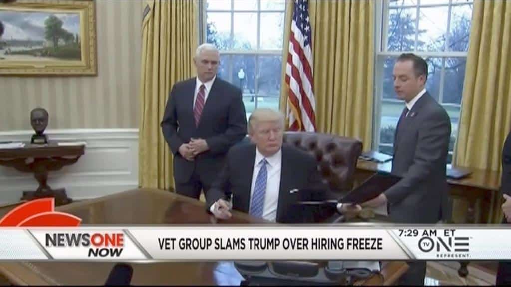 Vet Group Slams Trump Over Hiring Freeze 1