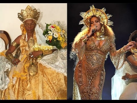 Beyonce channels Yoruba Goddess Oshun at Grammy's Performance 1