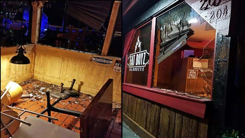 WST Vandalize Fat Boyz BBQ For Assuming Black Owner Was Dating White Sister 1