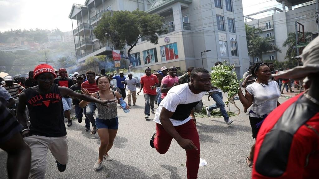 Haitian President Orders Police & Mercenaries To Take Out Protesters Demanding His Resignation 1