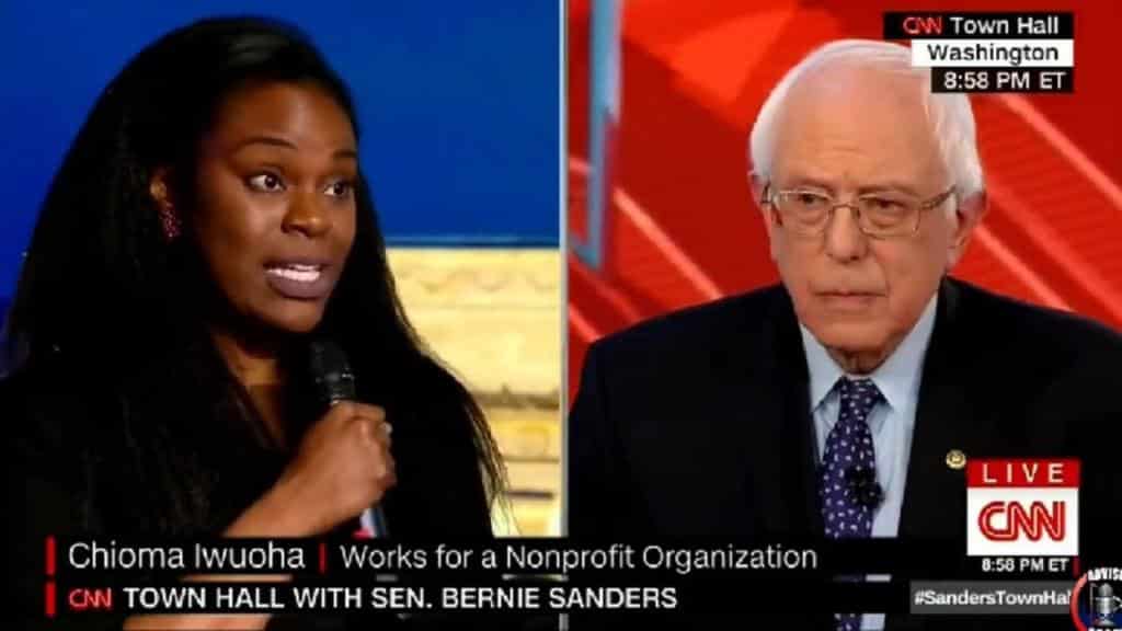 Bernie Sanders Becomes Aggravated When Asked About Reparations For #ADOS 1