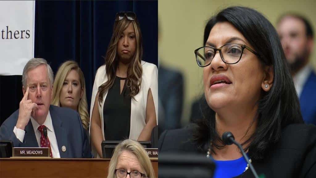 Rep Rashida Tlaib Calls Out GOP Rep For Using A BW As A Prop To Defend Trump 1