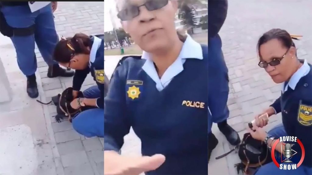Woman Searched & Arrested For Waiting For A Job Interview By Coloured Cops In South Africa 1