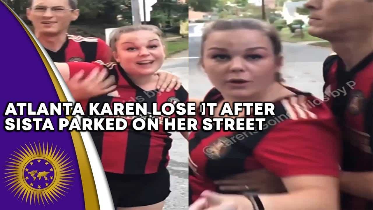 Atlanta Karen Become Looney Tunes After Sista Parked In Front Her House On The Public Street 1