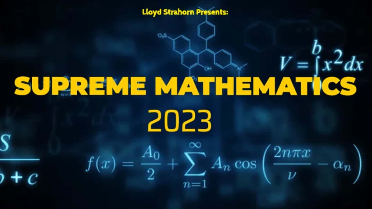 Lloyd Strahorn- Supreme Mathematics 2023